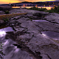 Grand Marais Lighthouse at Sunset